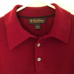 Brooks Brothers Merino Wool Polo Sweater. EUC
